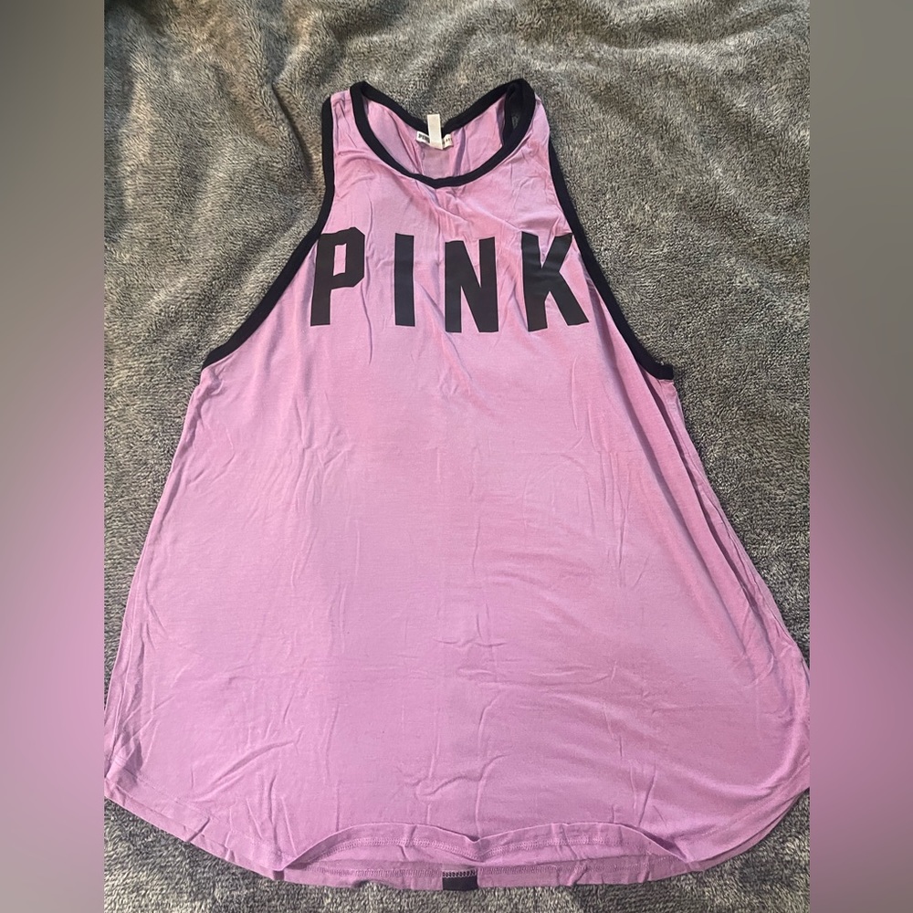 Women's Victoria's secret PINK tank top size L. purple color